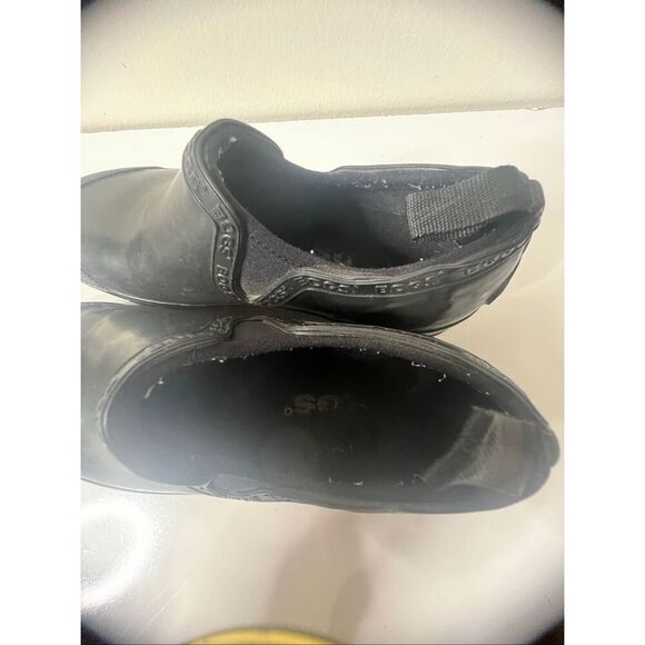 BOGS black rubber garden clogs womens 7 - Picture 2 of 7